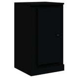 Sideboards 3 pcs Black Engineered Wood
