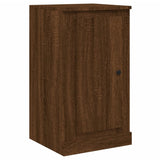 Sideboards 3 pcs Brown Oak Engineered Wood - Close-Up Angle