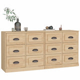 Sideboards 2 pcs Sonoma Oak Engineered Wood
