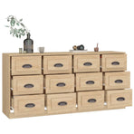 Sideboards 2 pcs Sonoma Oak Engineered Wood