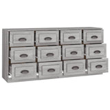 Sideboards 2 pcs Grey Sonoma Engineered Wood - 45-Degree Angle