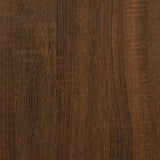 Dressing Table with Mirror Brown Oak 130x50x132.5 cm - Extra Image