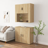 Highboard Sonoma Oak Engineered Wood - Top-Down View