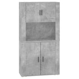 Highboard Concrete Grey Engineered Wood