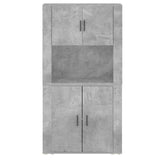 Highboard Concrete Grey Engineered Wood