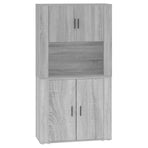 Highboard Grey Sonoma Engineered Wood