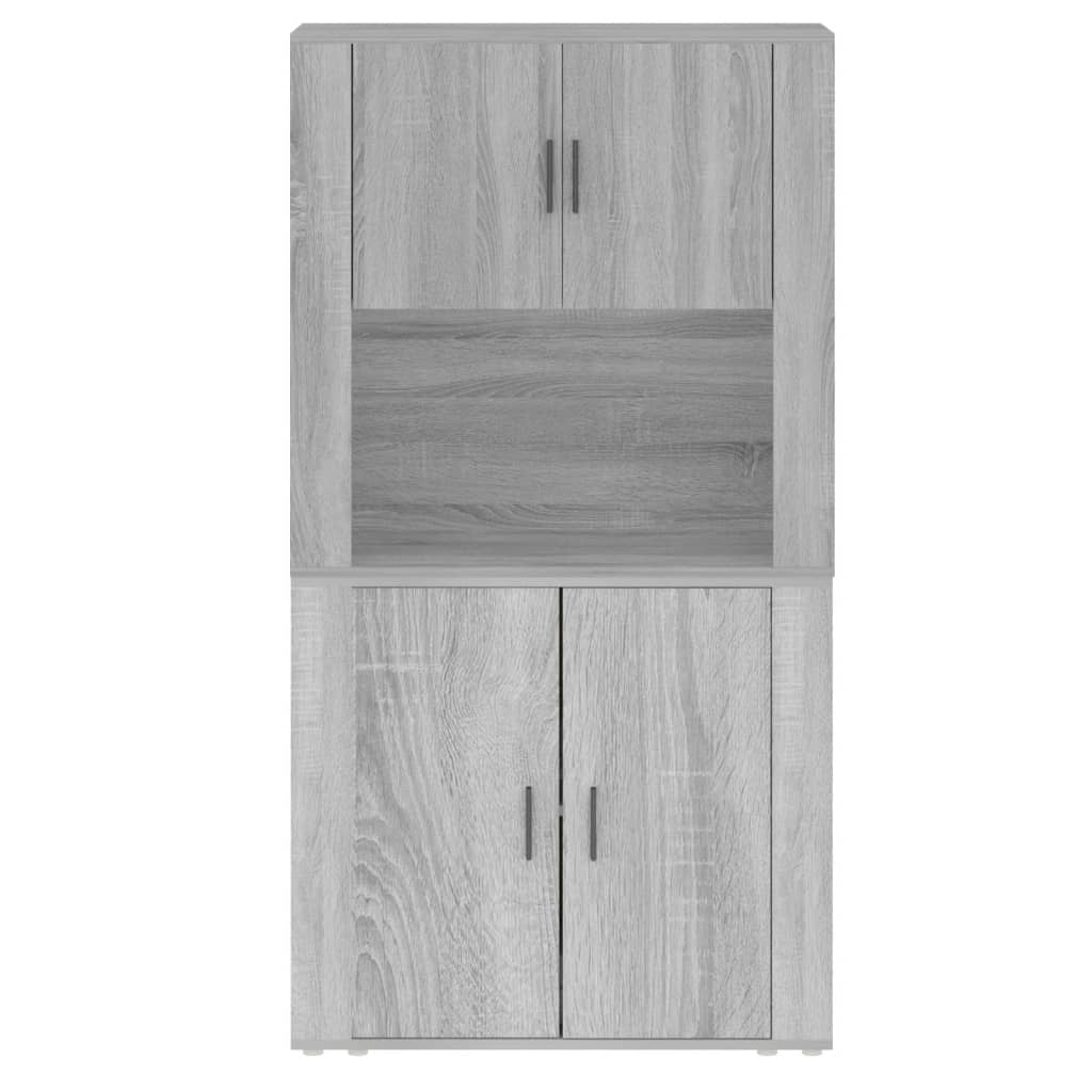 Highboard Grey Sonoma Engineered Wood