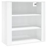 Highboard High Gloss White Engineered Wood