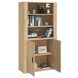 Highboard Sonoma Oak Engineered Wood