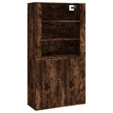 Highboard Smoked Oak Engineered Wood