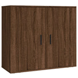 Highboard Brown Oak Engineered Wood