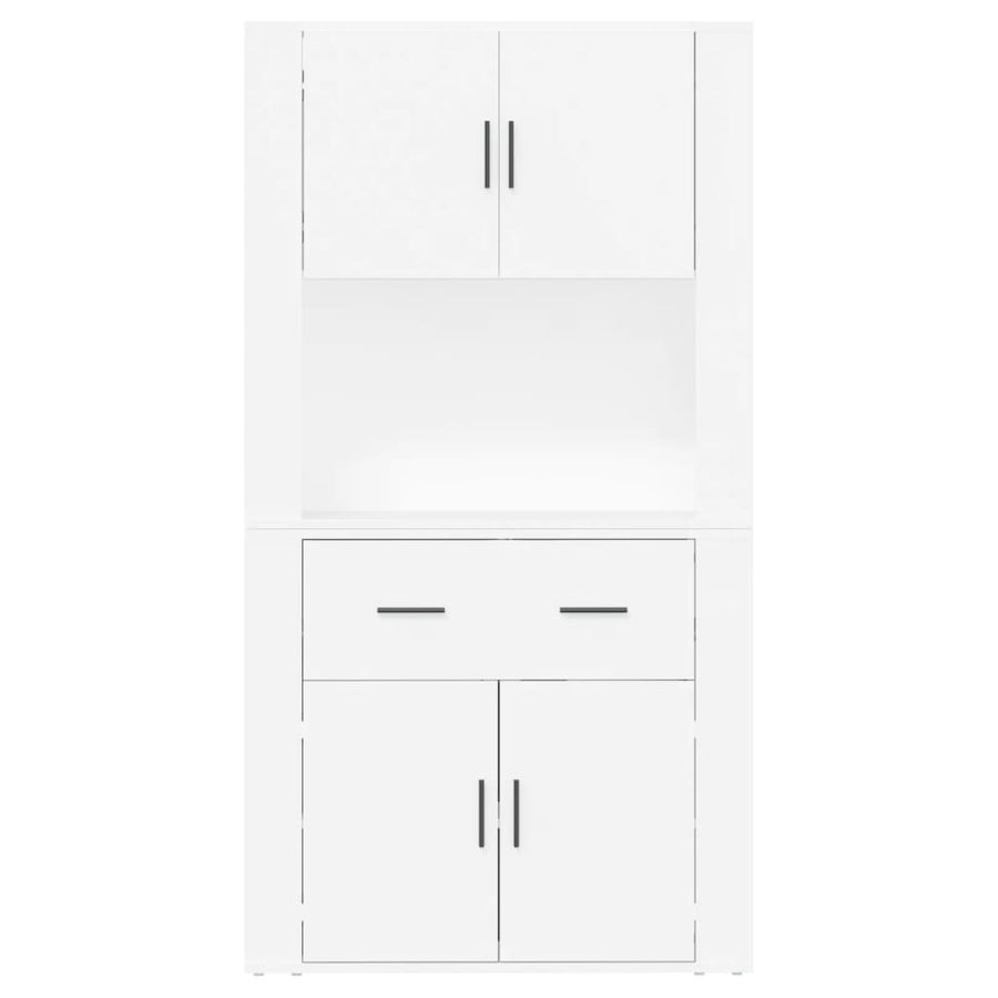 Highboard White Engineered Wood