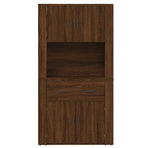 Highboard Brown Oak Engineered Wood