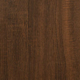 Highboard Brown Oak Engineered Wood