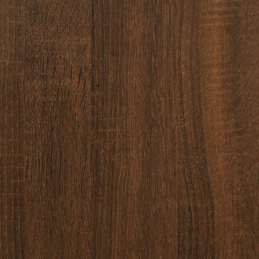 Highboard Brown Oak Engineered Wood