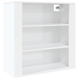 Highboard High Gloss White Engineered Wood
