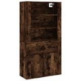 Highboard Smoked Oak Engineered Wood
