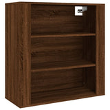 Highboard Brown Oak Engineered Wood