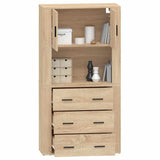 Highboard Sonoma Oak Engineered Wood - Close-Up Angle