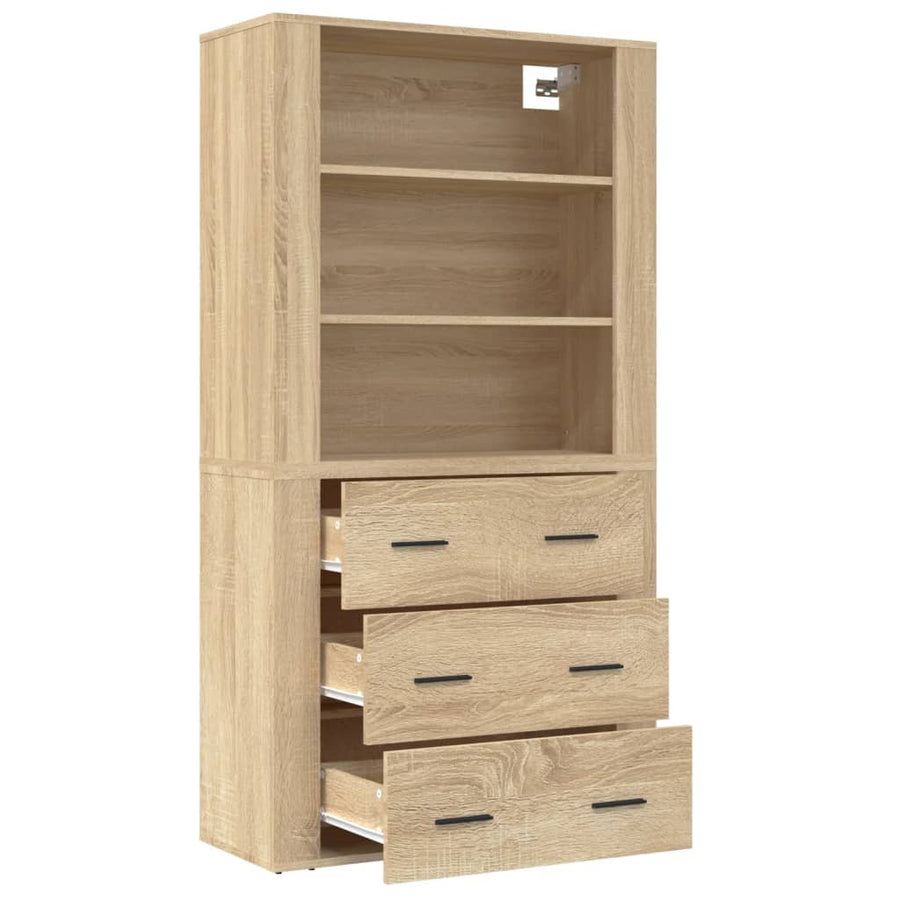 Highboard Sonoma Oak Engineered Wood