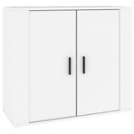 Sideboards 3 pcs White Engineered Wood