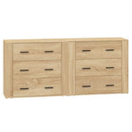 Sideboards 2 pcs Sonoma Oak Engineered Wood