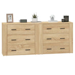 Sideboards 2 pcs Sonoma Oak Engineered Wood