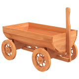Decorative Wagon 70x43x54 cm Solid Wood Fir - Front View