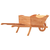 Wheelbarrow Planter 128x45.5x43 cm Solid Wood Fir - 45-Degree Angle