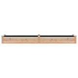 Garden Raised Bed with Liner 240x45x25 cm Solid Wood Fir