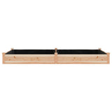 Garden Raised Bed with Liner 240x120x25 cm Solid Wood Fir