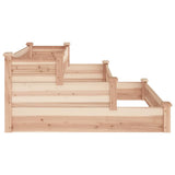 Garden Raised Bed 120x120x56 cm Solid Wood Fir - 45-Degree Angle