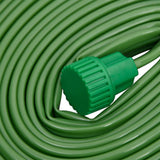 3-Tube Sprinkler Hose Green 22.5 m PVC - Top-Down View