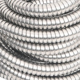 Garden Hose with Spray Nozzle Silver 0.6