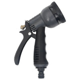 Garden Hose with Spray Nozzle Silver 0.6