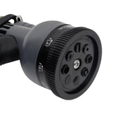 Garden Hose with Spray Nozzle Silver 0.6