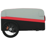 Bike Trailer Black and Red 45 kg Iron - Close-Up Angle