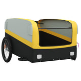 Bike Trailer Black and Yellow 45 kg Iron - 45-Degree Angle