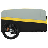 Bike Trailer Black and Yellow 45 kg Iron - Close-Up Angle