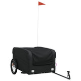 Bike Trailer Black 45 kg Iron