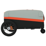 Bike Trailer Black and Orange 30 kg Iron - Close-Up Angle