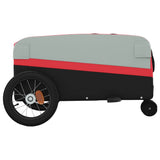 Bike Trailer Black and Red 30 kg Iron - Close-Up Angle