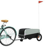 Bike Trailer Black and Grey 30 kg Iron - Side View