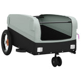 Bike Trailer Black and Grey 30 kg Iron - 45-Degree Angle