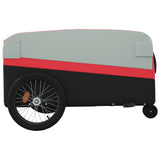 Bike Trailer Black and Red 45 kg Iron - Close-Up Angle