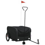 Bike Trailer Black 45 kg Iron - Front View