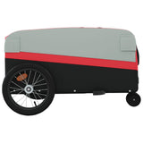 Bike Trailer Black and Red 45 kg Iron - Close-Up Angle