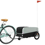 Bike Trailer Black and Grey 45 kg Iron - Side View
