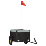 Bike Trailer Black and Grey 30 kg Iron - Front View