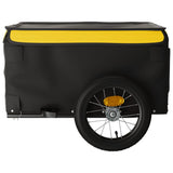 Bike Trailer Black and Yellow 30 kg Iron - Close-Up Angle